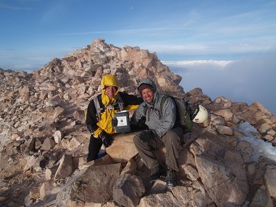 Summit (4317m; 14,162ft)