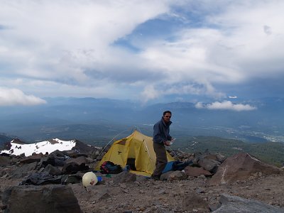 Camp at Helen Lake