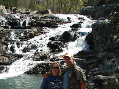 Margaret and I at Rocky Falls.jpg