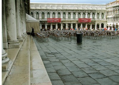 piazza san marco after the rain