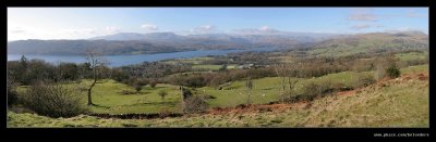 Orrest Head Panorama over Lake Windermere, Lake District