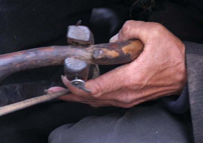 A craftsman's hands