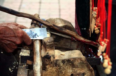 Hand Powered Lathe