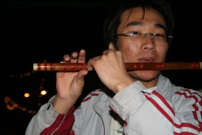 He was a near-professional Flautist.