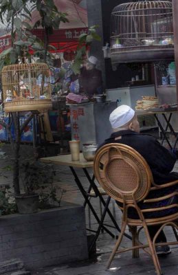 Merchant resting -Muslim Market - Xi'an