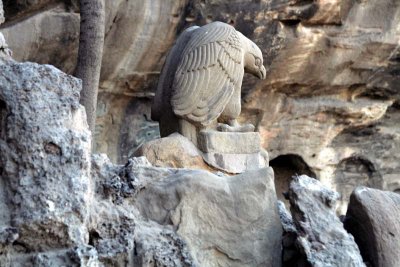 Eagle watching over Monastery