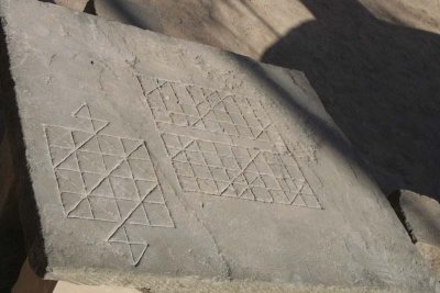 Stone game table - Military headquarters