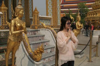 Temple worship - Bangkok
