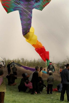 Monster Kite -Each section of colored Tail piece is 4-5 feet long