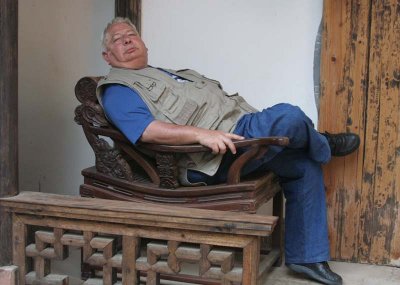 Tang Dynasty Chair in Museum in Use