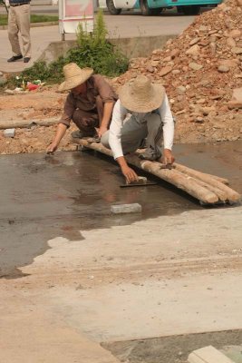 Trowel work