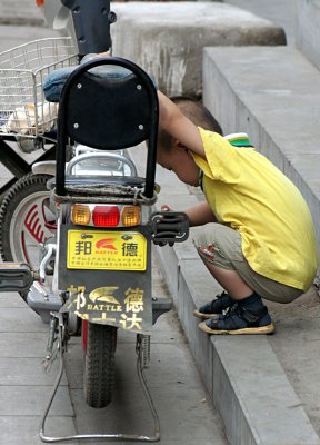 Motorist in training