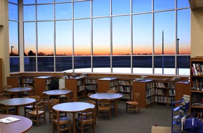 New School library view