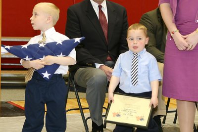 Dietrich Family Flag Presentation