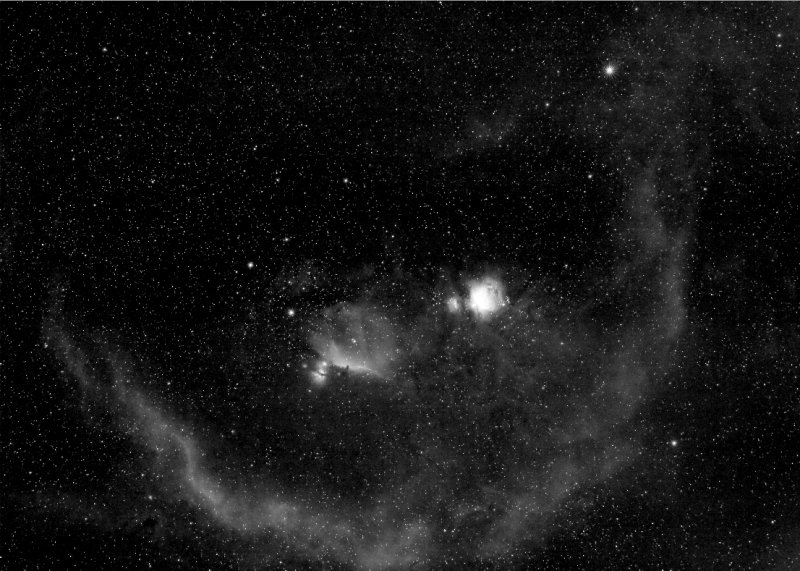 BARNARDS LOOP IN H-ALPHA