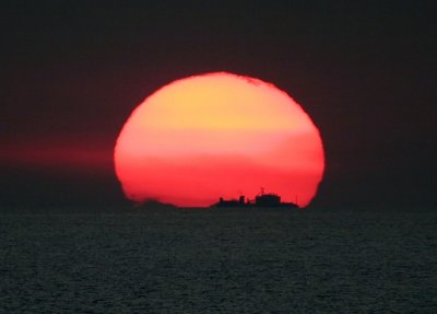 Sunset in the Mediterranean