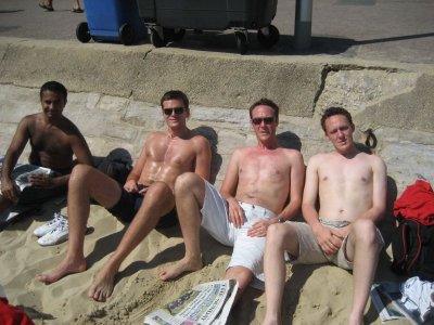 Bournemouth Beach - Ronan's Stag