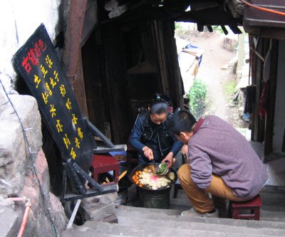 Chongqing - homecooked? meal..