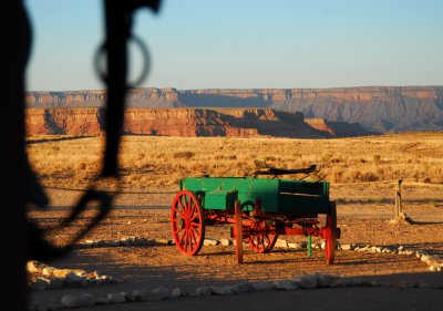 Wagon at Grand Canyon