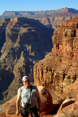 kjk at Grand Canyon - photo by Tracy