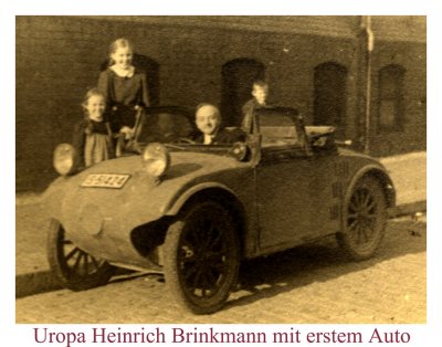 Heinrich Brinkmann First Car