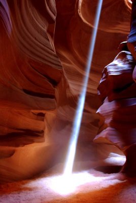 Beams of Light at Upper Antelope Canyon, AZ