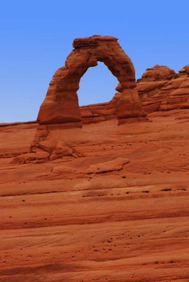 Closer View of Delicate Arch