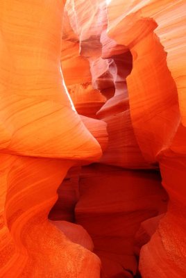Bright Colors of Lower Antelope Canyon