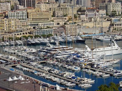 The harbor at Monaco