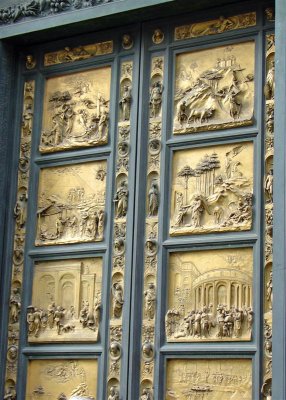 Baptistry's 'gates of paradise' by Lorenzo Ghiberti
