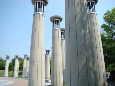 A 95-bell carillon in Tennessee's Bicentennial Mall State Park