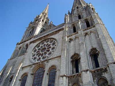 The cathedral at Chartres