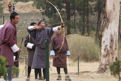 Bhutanese archers