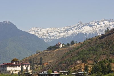 into Paro, Bhutan