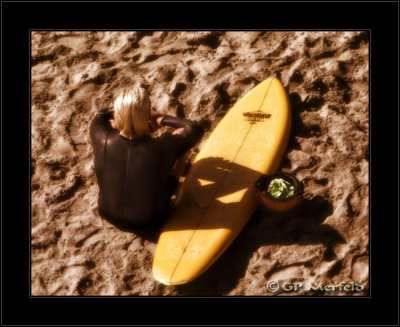 Surfer: 1970 (sepia}