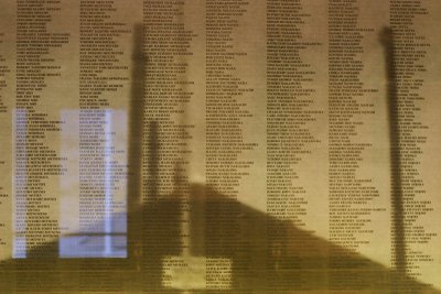 The long list of internees...