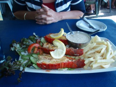 Lamberts Bay  Crayfish meal