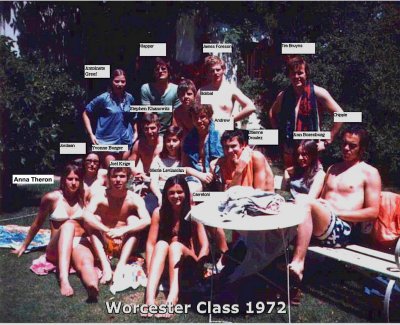 1972 Matric Class Boys & Girls High School Worcester  RSA