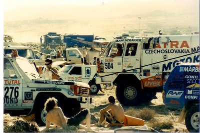 Dakar Paris Le-cap  15-Jan-1992 Springbok 615km du Cap