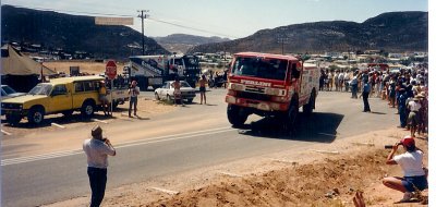 Dakar  Paris-LeCap  15-Jan-1992 Springbok 615km du Cap