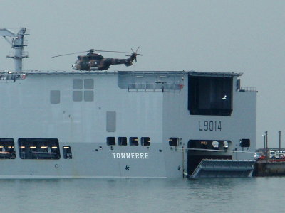 FNS Tonnerre in Duncan Docks Cape Town