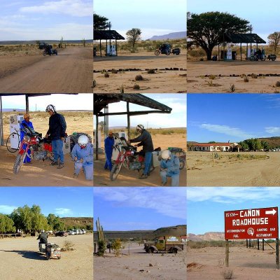 Royal Enfield Bike Namibia 15km from Fish River Canyon