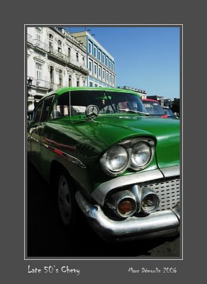 Late 50s Chevy La Habana - Cuba