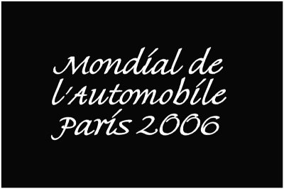 Mondial de l'automobile Paris 2006