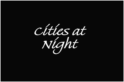 Cities at night
