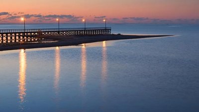 Goose Island Pier In First Light 50010