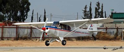 00488 - Landing | Piper Super-cub / Herzeliya airport - Israel