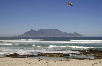 11377 - The beach and table mountain... / South Africa