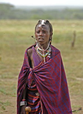13721 - Masai / Masai village - Serengeti - Tanzania