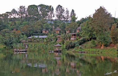 14220 - Quiet morning reflections | Lake Bunyoni - Uganda